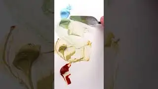 Tips for Mixing Color with a Palette Knife (slow-mo) #colormixing #paintingtechnique #paintingtips