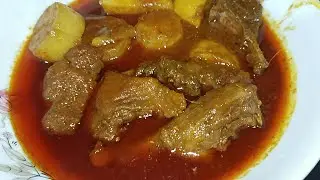 গন্ধ ছাড়া হাঁসের মাংস রান্না, Duck cooked with potatoes and radishes, বছরের সেরা হাঁসের মাংস রান্না।