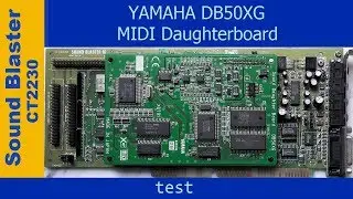Sound Blaster 16 CT2230 with Yamaha DB50XG WaveTable daughterboard
