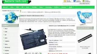 Batterie Pc Portable Dell Alienware M11x
