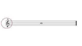 Basic Treble Clef notes - mixed sequence 2