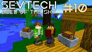 SevTech: Ages of the Sky #10 Бесполезные деревни! Эндер Мир? Выживание в Майнкрафт с модами!