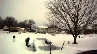 28 Inch Snow - Blizzard 2010 Aftermath in Howell, NJ