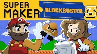 New Super Mario Maker | Let&rsquo;s Play Blockbuster #3 | Super Beard Bros.