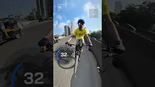 Cycling over flyover in full josh ! #cyclingdeewana #cyclingpassion #cyclinglovers #insta360x5