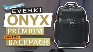 EVERKI Onyx Premium Business Executive 15.6/17.3 Laptop Backpack, Travel Friendly (EKP132/EKP132S17)