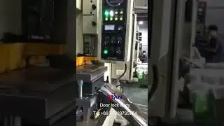 Mortise door look making lock body punching die lock panel stamping mold