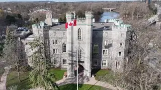 Middlesex County Court House In London, Ontario, Canada - Castle-Like Gothic Revival From 1829
