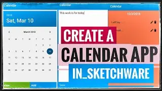 Create a Calendar app (for android) in Sketchware