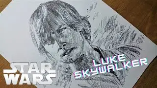 Star Wars is Rebels young Luke Skywalker in #Ballpoint sketch!