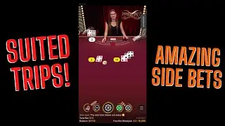 SUITED THREE OF A KIND - TRIPS WITH MOBILE BLACKJACK ON THE GO