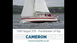 1995 Najad 370 - PONDSKATER OF KIP | Centre cockpit cruising yacht for sale with Mark Cameron Yachts
