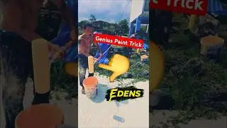 This Painter Uses a Genius Paint Roller Trick!