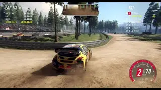 DiRT Rally 2.0 World Rallycross Championship Lativa Bikernieki Semi Final Gameplay