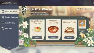 While it's warm event Day 3 Complete Guide | Genshin Impact (Read Description)