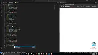 CODE NEXUS | CREATE A SIMPLE NAVBAR USGIN HTML, CSS ANJ JS