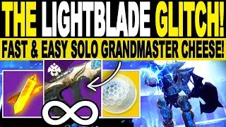 New GRANDMASTER GLITCH! Solo THE LIGHTBLADE Nightfall, Easy Loot FARM! Destiny 2 Season Of Plunder
