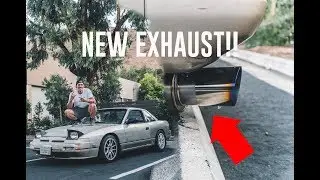 BEST 240sx EXHAUST! APEXi Catback Install