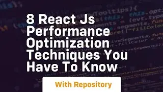 8 react js performance optimization techniques you have to know