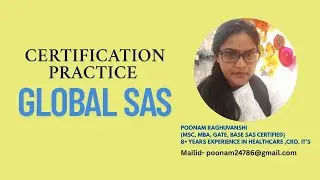 SAS CERTIFICATION PRACTICE(SAS Certified Specialist: Base Programming Using SAS 9.4)