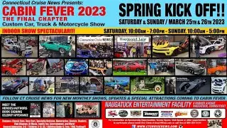 Cabin Fever Car Show 2023 walk through x2