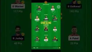 Csk vs DC dream11 Prediction|Csk vs DC dream11 team today match|#shorts #short #viral #trending