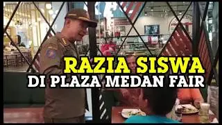 Detik-detik Satpol PP Medan Razia Anak Sekolah di Plaza Medan Fair
