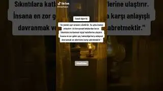 Video Tiktok: felsefiislam #shorts
