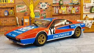 WRC Collection Ferrari 308 GtB Gr4 Pioneer Team Rally Tour De Corse 1982 J.C Andruet-Biche OTTO 1:18