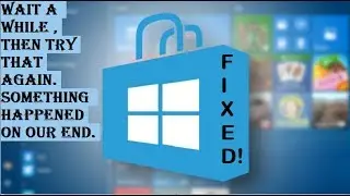 Wait a while, then try that again. Something happened on our end_FIXED