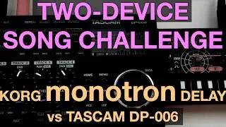 Monotron Delay vs Tascam DP 006