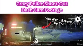 CRAZY Shoot Out Dashcam Footage | Canmore Alberta | Police Dashcam Shows Insane Chase