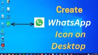 Create Whatapps Shortcut on Desktop Windows 11/10 || 2024