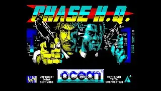 Chase HQ #4K #HQ intro + #music theme + gameplay ZX #Spectrum 128K #remastered high quality (1989)