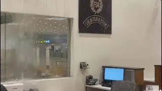 FIA Immigration Shift Incharge duty area at Islamabad Airport