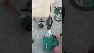 electric wrench #useful tool #electric wrench to drill chuck #hand drill