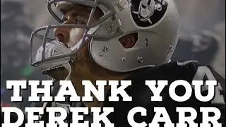 Thank You Derek Carr