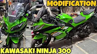 KAWASAKI NINJA 300 me kardi saari Needful Decent Modification | Liver guard | Frame Sliders |
