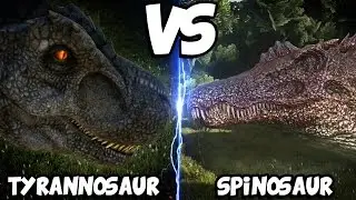 ARK Dinosaur Battle Arena | TYRANNOSAURUS VS SPINOSAURUS