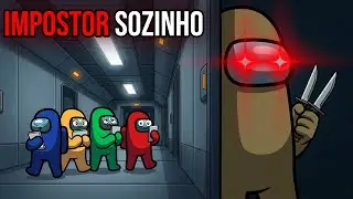 Tentei a JOGADA PERFEITA de Impostora SOLO no Among Us