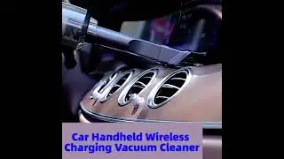 Portable Handheld Vacuum Cleaner for Home & Car with Wireless Charging
