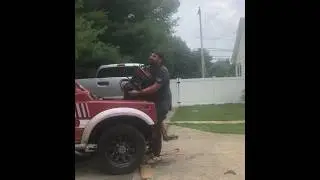 Cherry picker? I am the cherry picker #mechanic #hack #backyard mechanic