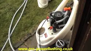 Powerflush Central Heating system Removing Rust and sludge