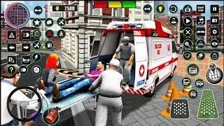 🚑 Ambulance Simulator 3d Gameplay | Pick Up Unconscious Patient on the Road