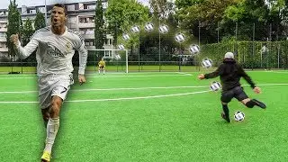CRISTIANO RONALDO FUßBALL CHALLENGE ! (+BESTRAFUNG)