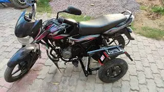Bajaj discover side wheel attachment | Retro fitment | Attachment kit | Three wheeler #Short #Shorts