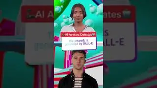 AI Avatar debate on Dall-E 🤣 #Ai #Dalle #Shorts #viral
