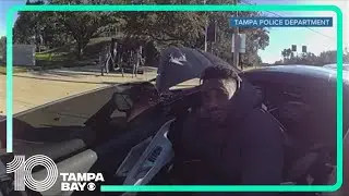 Bodycam footage: Bucs' Jordan Whitehead cited for careless driving after crash in Tampa