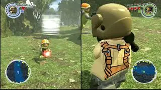 Goss Toowers vs. Trantus Savey on Takodana in Lego Star Wars: The Force Awakens