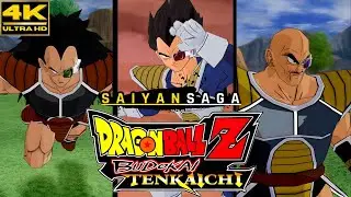 Dragon Ball Z: Budokai Tenkaichi (PS2) - Saiyan Saga | 4K REMASTERED